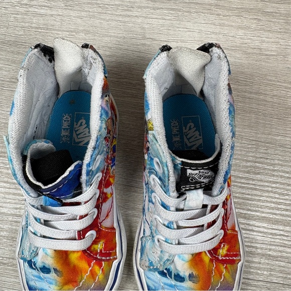 VANS One Piece Punk Hazard SK8 Toddlers Size 6 Kids Hi Top Sneakers Shoes - Picture 8 of 10